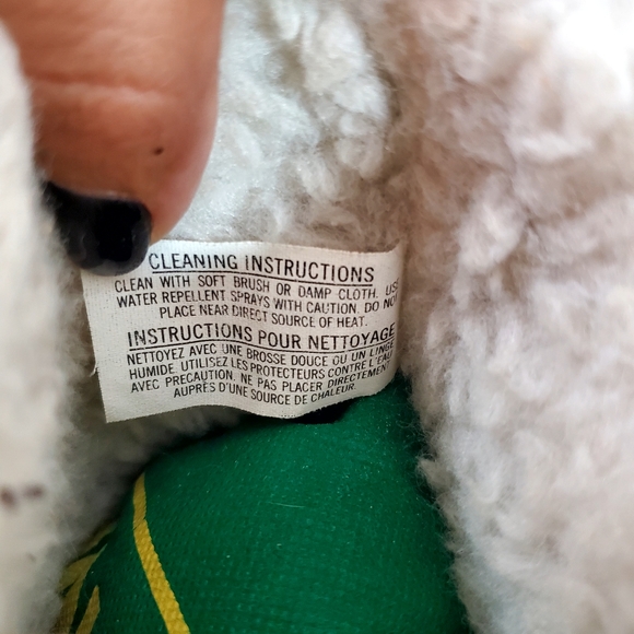 Vintage 70s Maple Leaf Native American Mukluk Boots Fur Lined Golden Leather 5 - Picture 10 of 12